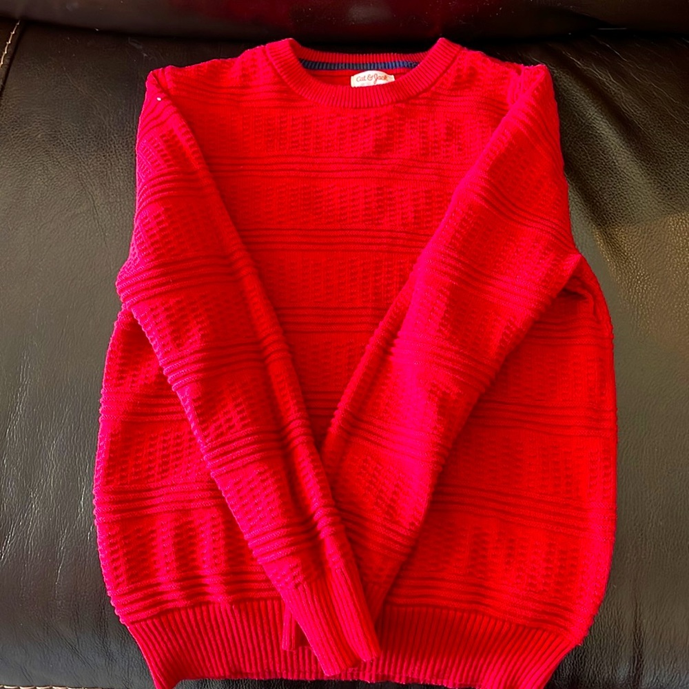 Red Cat Jack Sweater Boys Medium (8/10)